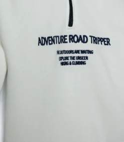 Halve ritssluiting Met kleurblokken Sweatshirt