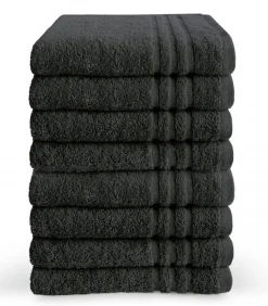Handdoek 50 x 100 cm Antraciet - 10 stuks