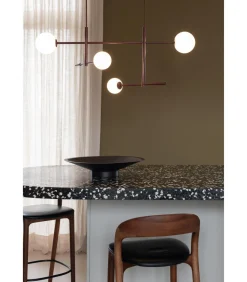 Hanglamp Copenhagen - Rood - 97x13x215cm
