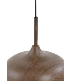 Hanglamp Dania - Bruin/Crème - Ø27.5x52cm