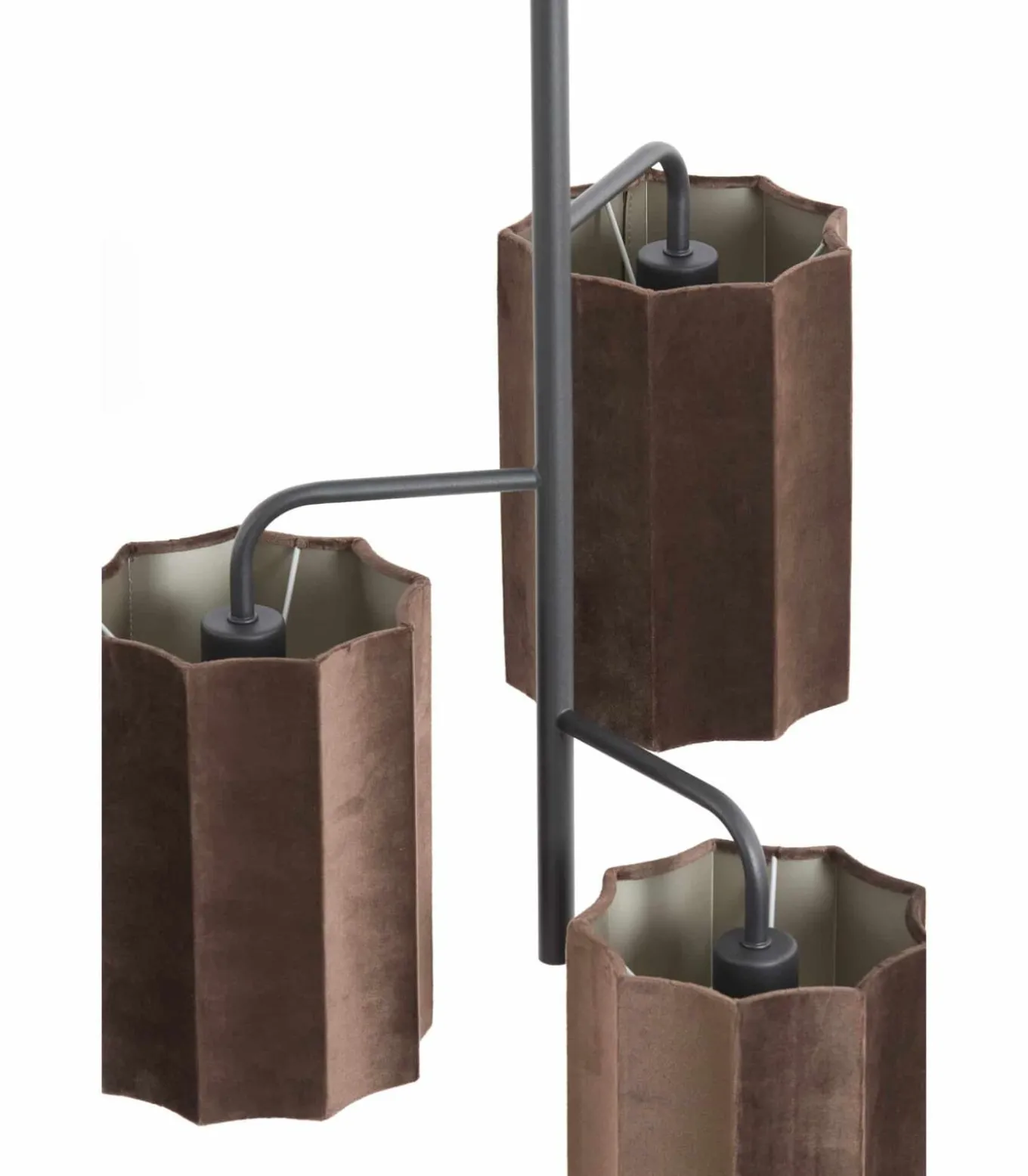 Hanglamp Edisa - Bruin - Ø48cm