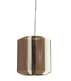 Hanglamp Kozana - Donkerbruin - Ø48cm
