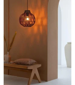Hanglamp Mendoza - Bordeaux - Ø35cm