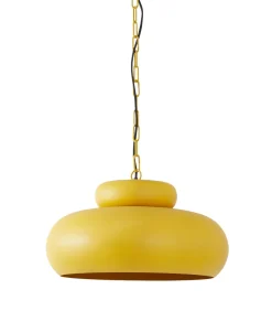 Hanglamp Neiva - Okergeel - Ø46cm