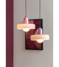 Hanglamp Opaco Grato - Roze - 25x25x23cm