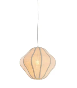 Hanglamp Sukau - Wit - Ø38,5cm