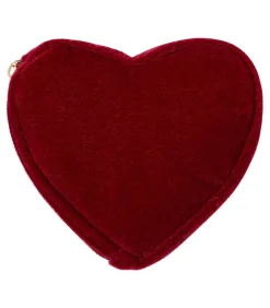 Hartvormig tasje met rits