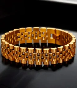 Heren Armband Jubilee - Goud Kleurig - Staal