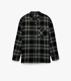 Heren Overhemd Geruit Lange Mouwen Knopen