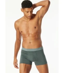 Heren Short 95/5 Streep-Uni 3-Pack