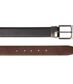 Herenriem 2 in 1 Korrelig Zwart/Bruin