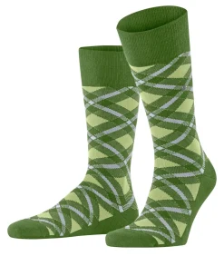 Herensokken Tartan Groen