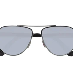 Herenzonnebril Zwart metalen montuur