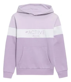 HJL22 JBLD002 - Trui met kap - Violet