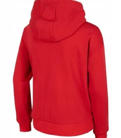 HJZ22 - Trui met kap - Rood