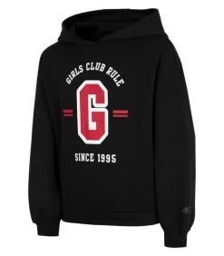 HJZ22 JBLD004 - Trui met kap - Zwart