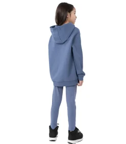 HJZ22JBLD003 32S - Trui met kap - Blauw