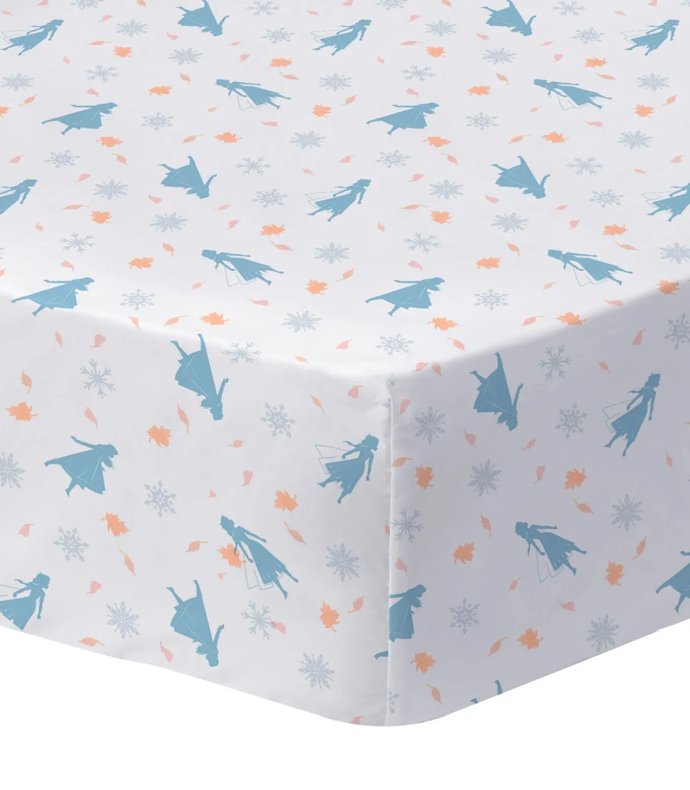 Hoeslaken bedrukt 100% katoen, FROZEN SISTERS