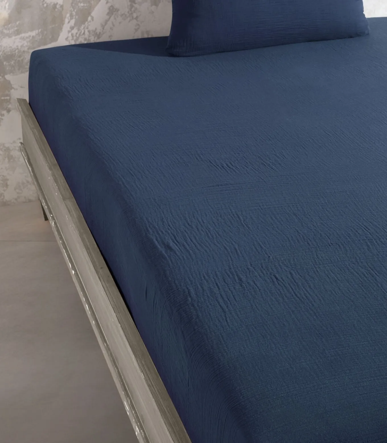 Hoeslaken katoen gaas mousseline