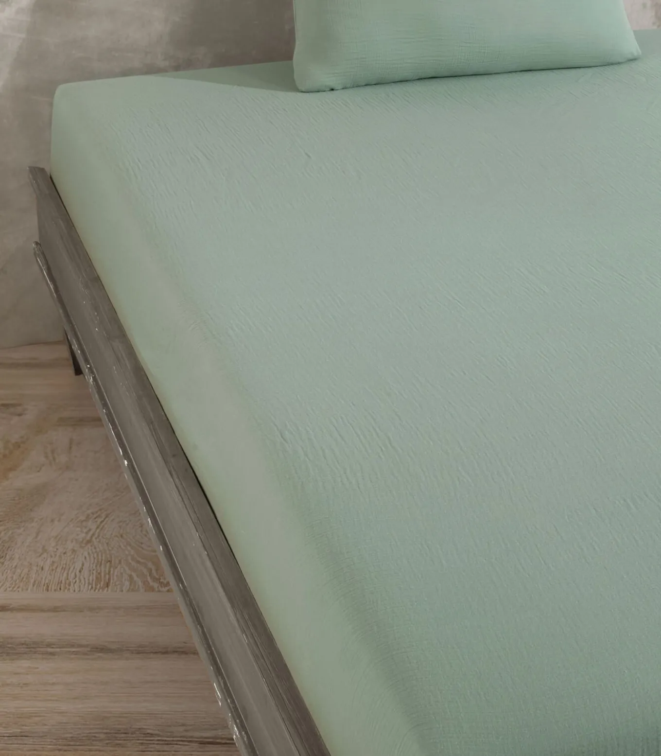 Hoeslaken katoen gaas mousseline