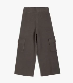 Hoge taille Brede pijpen Broek