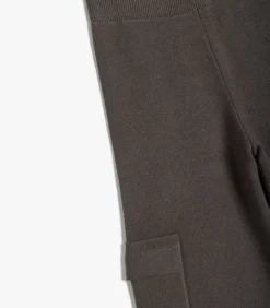 Hoge taille Brede pijpen Broek