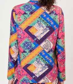 HOLT Vloeiend Pyjamashirt