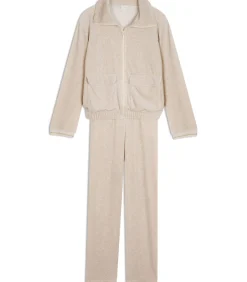 Homewear-set met ritssluiting van fluweel COUNTRY 126