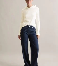 Hoodie lange mouw slim