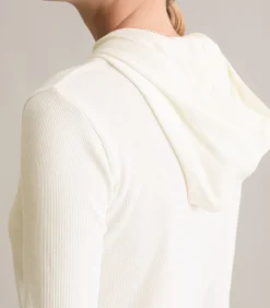 Hoodie lange mouw slim