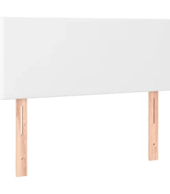 Hoofdbord 80x5x78/88 cm kunstleer wit
