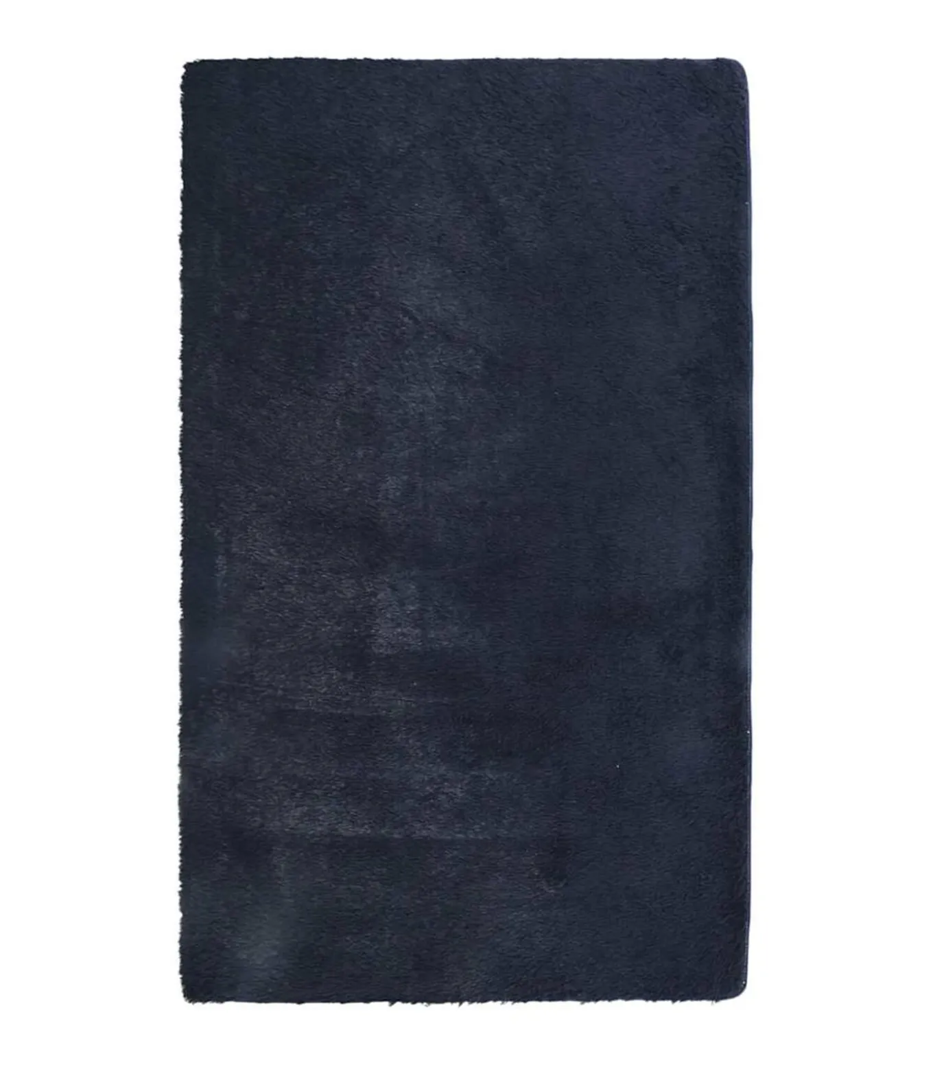 Hoogpolig vloerkleed NAVARRA 60x100 cm polyester marineblauw