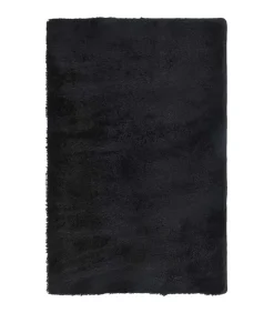 Hoogpolig vloerkleed NAVARRA 130x200 cm polyester zwart