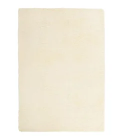 Hoogpolig vloerkleed NAVARRA 160x230 cm polyester crèmekleurig