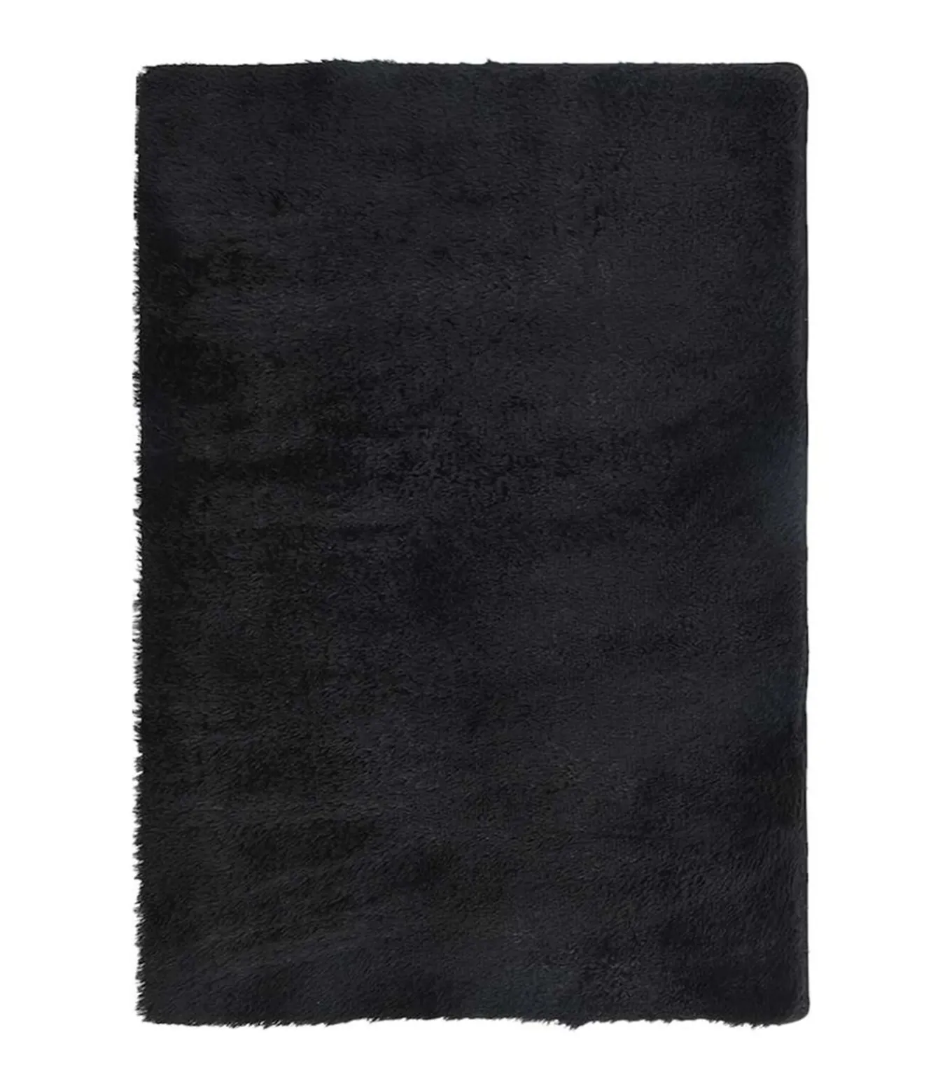 Hoogpolig vloerkleed NAVARRA 200x290 cm polyester zwart