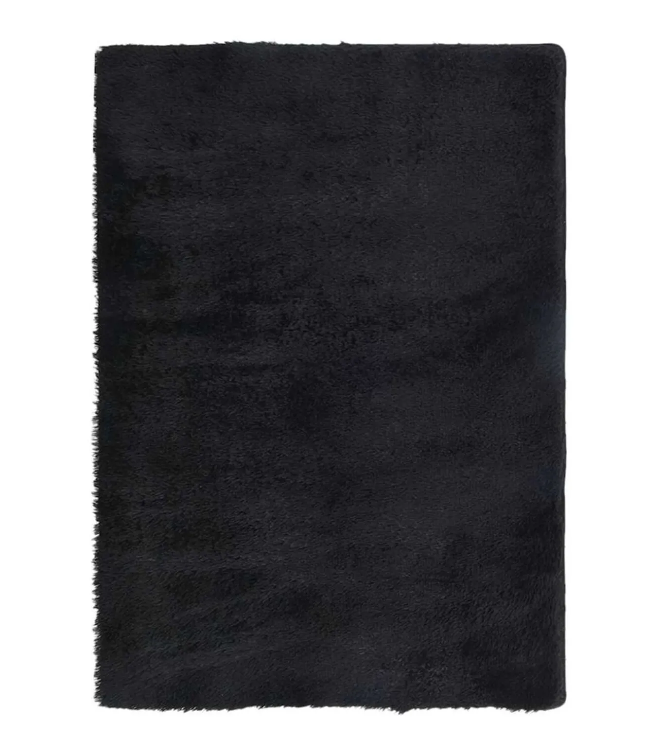 Hoogpolig vloerkleed NAVARRA 120x170 cm polyester zwart