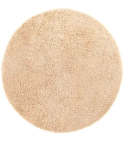 Hoogpolig vloerkleed NAVARRA 200x200 cm polyester beige