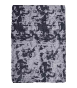 Hoogpolig vloerkleed NAVARRA 160x230 cm polyester donkergrijs