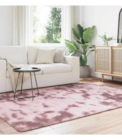 Hoogpolig vloerkleed NAVARRA 160x230 cm polyester stoffig roze