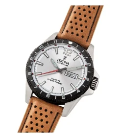 Horloge Calendario Titanium Silver