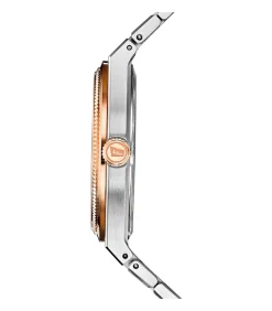 Horloge Rivé Swiss Made Blue & Rose-gold