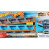 Hot Wheels speelgoed transportwagen - racebaan oplegger met 3 auto's