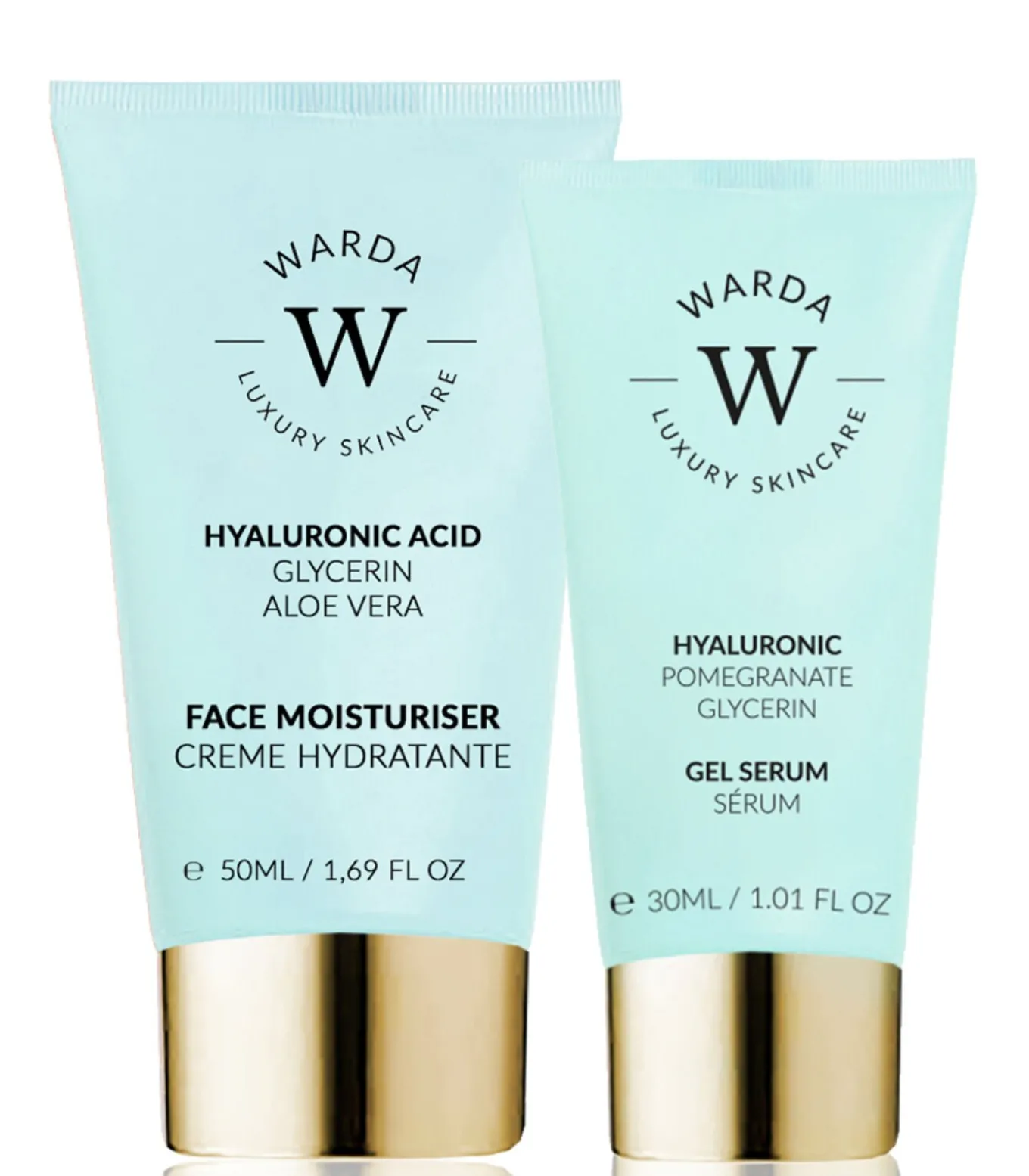 Hyaluron dagcrème en gelserumset