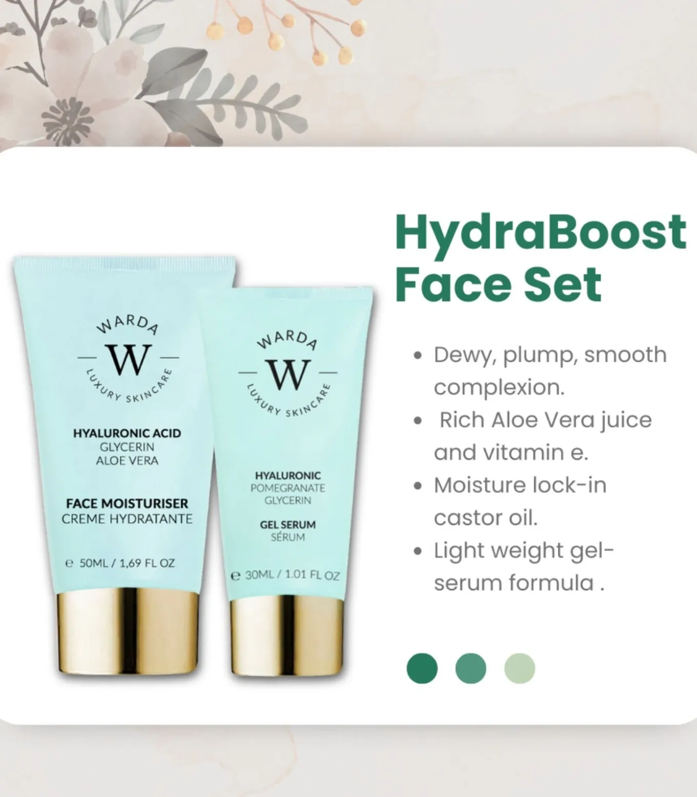 Hyaluron dagcrème en gelserumset