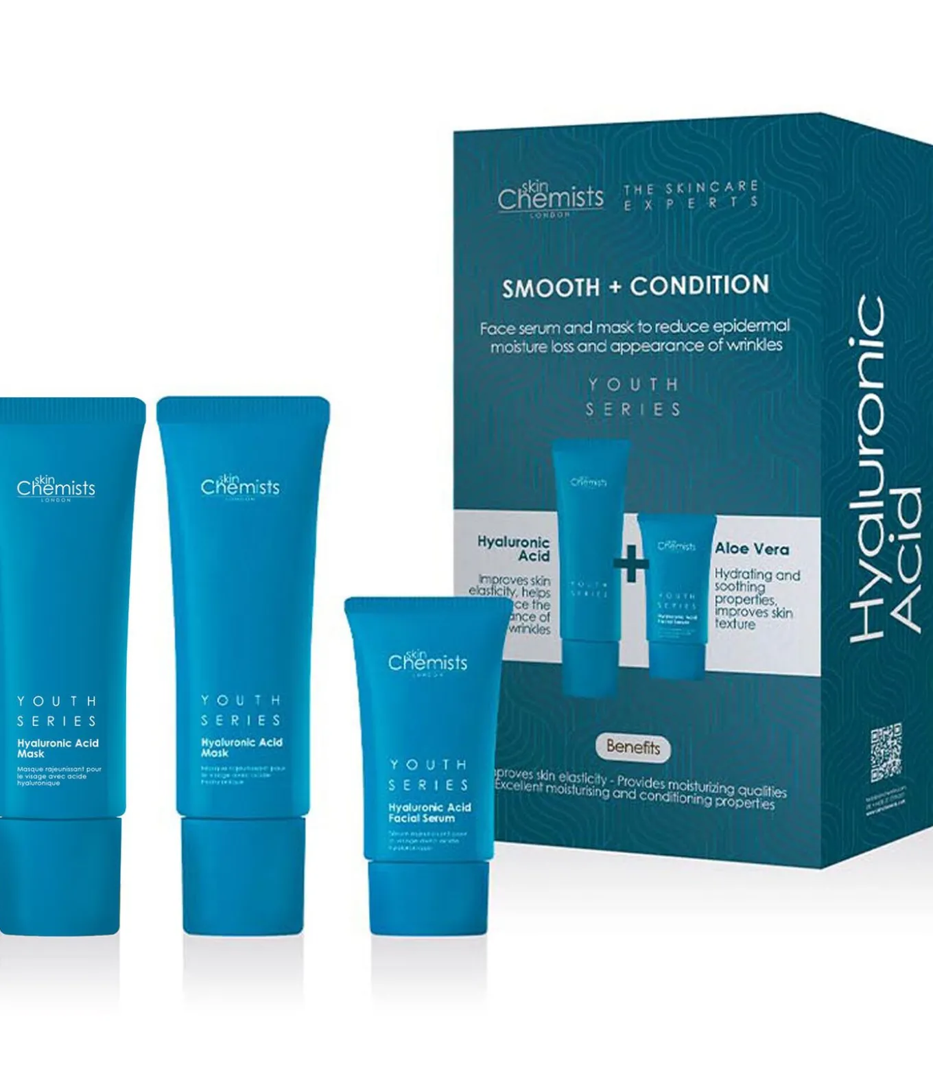 Hyaluronic Acid Smooth & Condition Kit + Gratis Hyaluronic Acid Masker 50ml