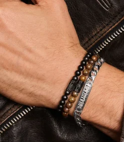 Identiteitsarmband voor mannen en vrouwen, unisex, roestvrij staal