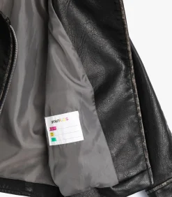 Imitatieleer Motorrijder Jasje