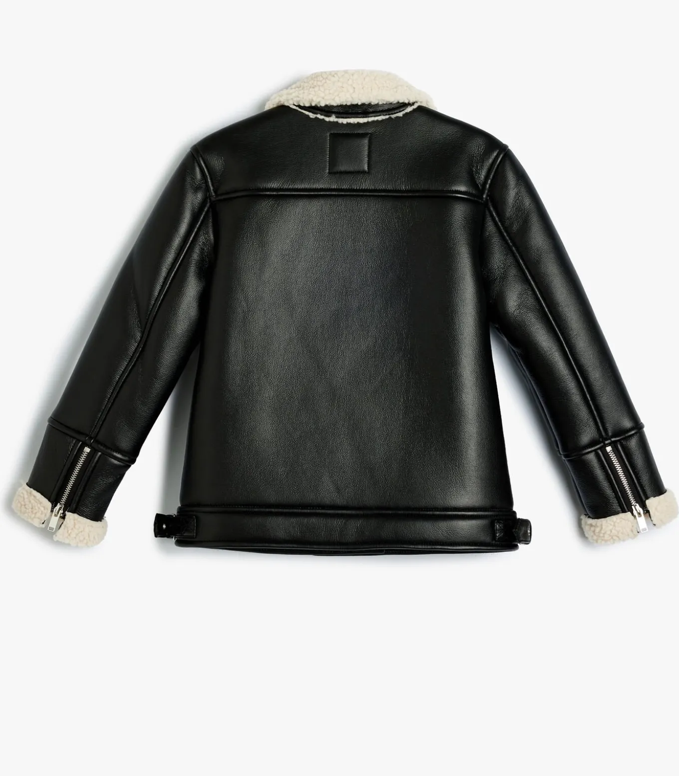 Imitatieleer Normale lengte Jasje