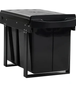 Inbouwprullenbak uittrekbaar soft-close 48 L