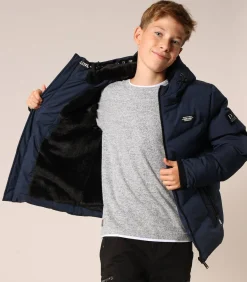 INTEREST - Gewatteerde donsjas met verstelbare capuchon